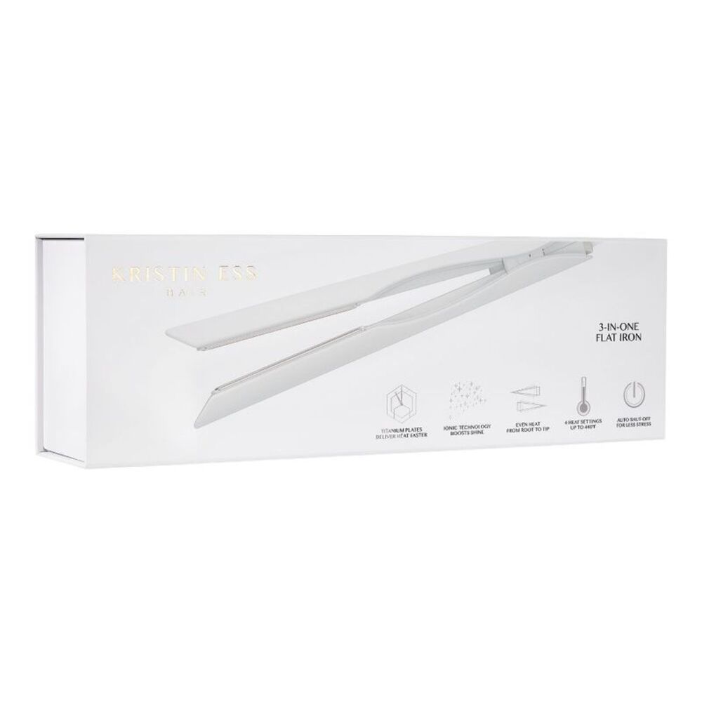 Kristin Ess - Titanium Flat Iron Hair Straightener a White - Picture 2 of 4